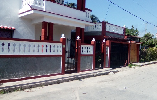 'Front view' Casas particulares are an alternative to hotels in Cuba.